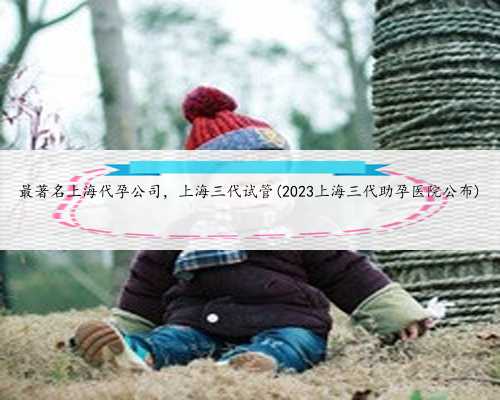 最著名上海代孕公司，上海三代试管(2023上海三代助孕医院公布)