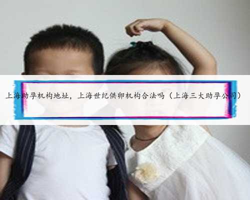 上海助孕机构地址，上海世纪供卵机构合法吗（上海三大助孕公司）