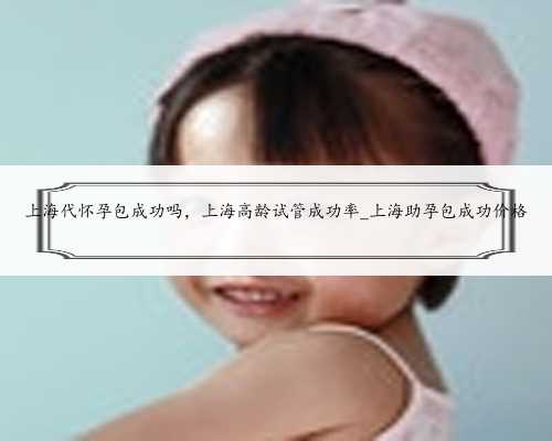 <b>上海代怀孕包成功吗，上海高龄试管成功率_上海助孕包成功价格</b>