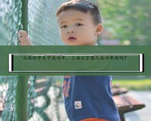 上海助孕生子成功率，上海试管婴儿成功率高吗？